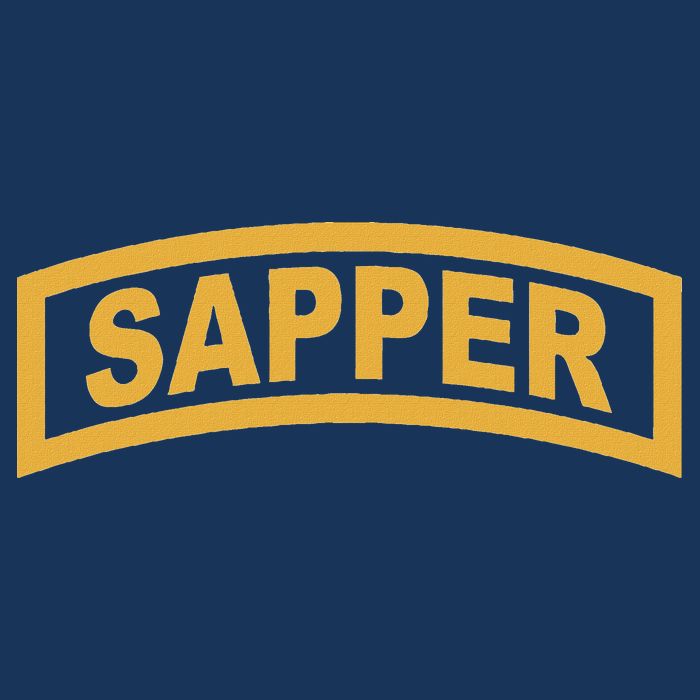 Sapper Tab Combat Engineer Infant Baby Jersey Bodysuit