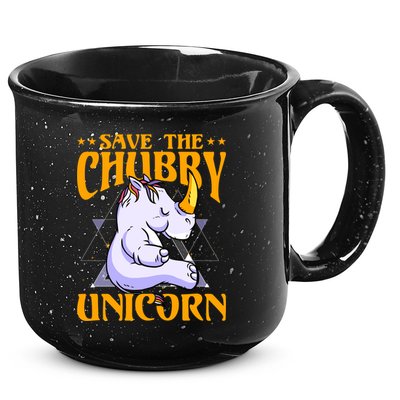 Save The Chubby Unicorn Gift 15oz Campfire Ceramic Mug