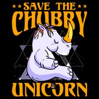 Save The Chubby Unicorn Gift Wool Snapback Cap