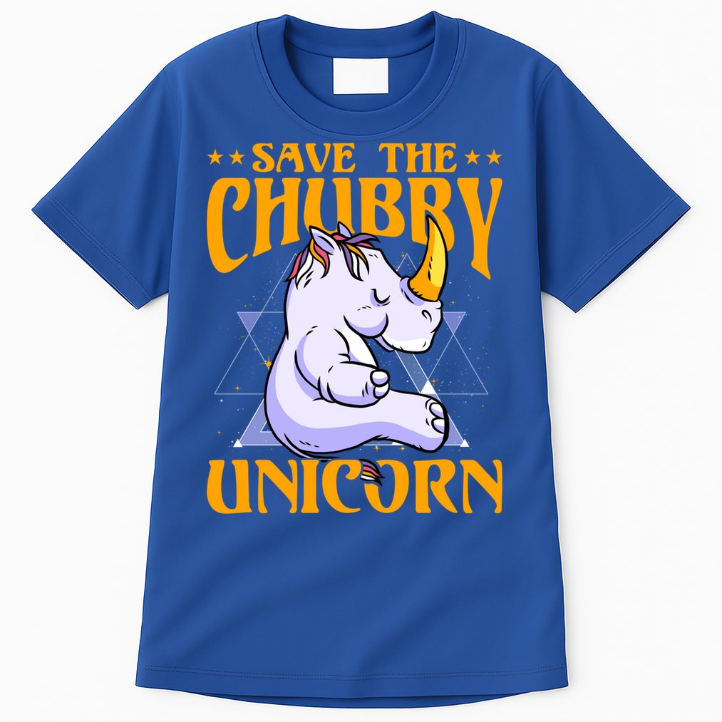 Save The Chubby Unicorn Gift Tall T-Shirt