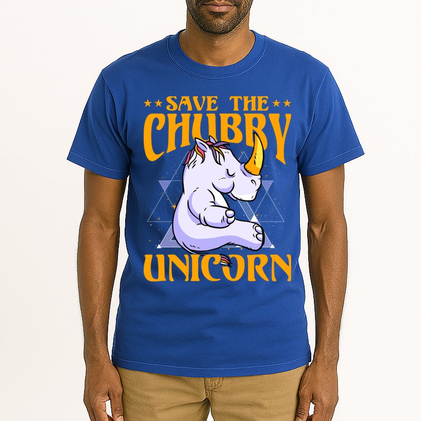 Save The Chubby Unicorn Gift Tall T-Shirt