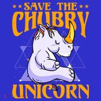 Save The Chubby Unicorn Gift Button