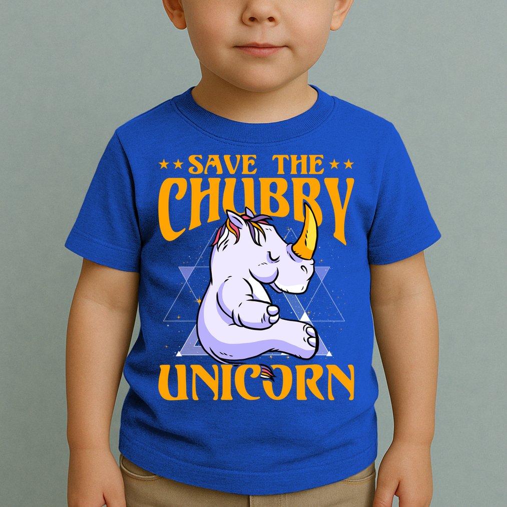 Save The Chubby Unicorn Gift Toddler T-Shirt