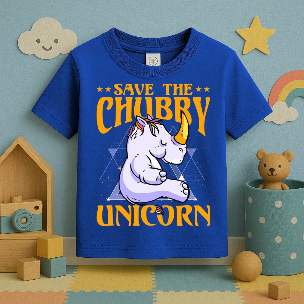 Save The Chubby Unicorn Gift Toddler T-Shirt