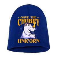 Save The Chubby Unicorn Gift Short Acrylic Beanie