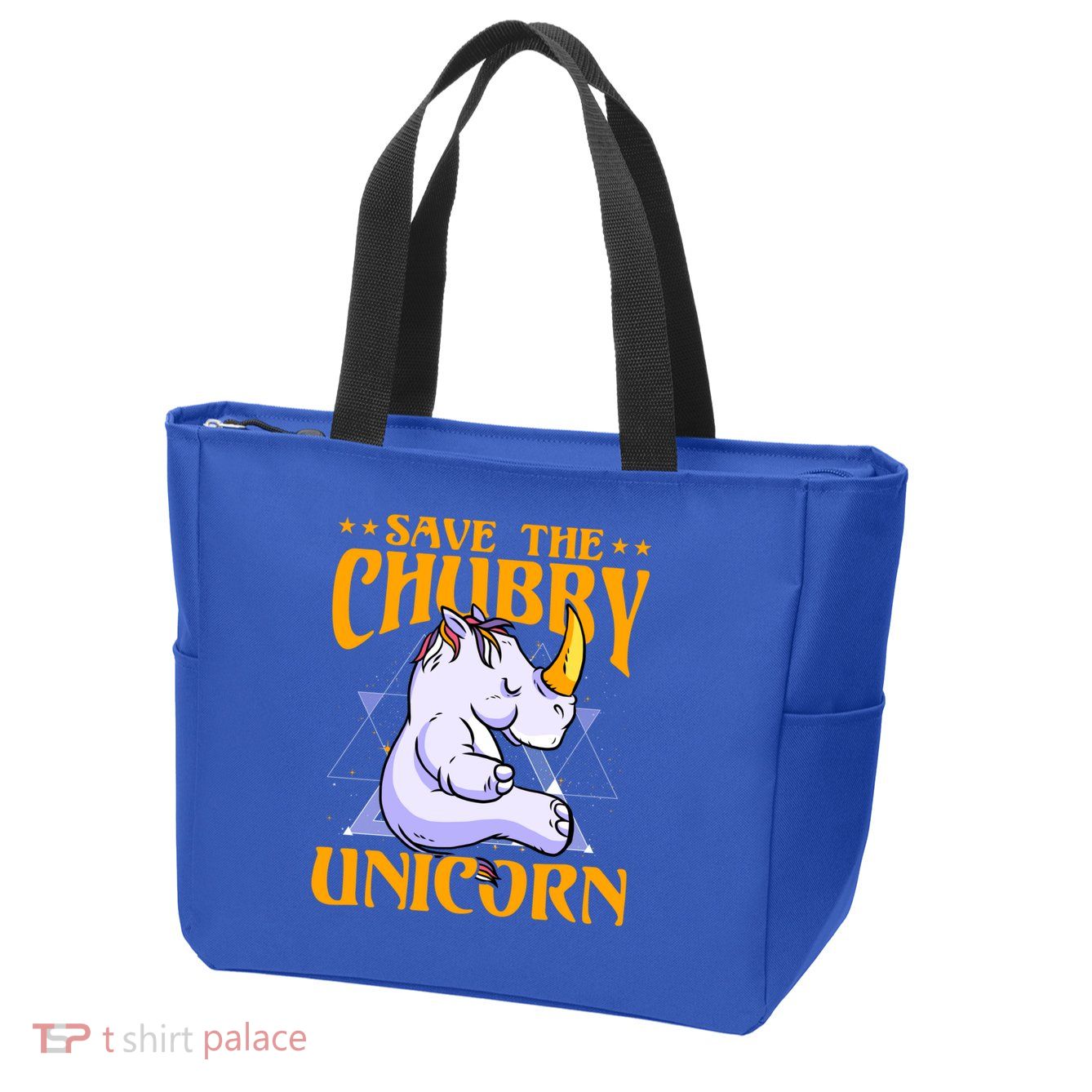 Save The Chubby Unicorn Gift Zip Tote Bag