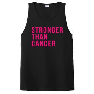 Stronger Than Cancer Fight Breast Cancer Pink October Funny Gift PosiCharge Competitor Tank