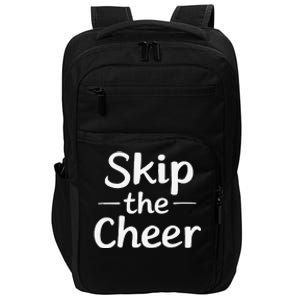 Skip The Cheer Funny Anti Christmas Grumpy Christmas Impact Tech Backpack