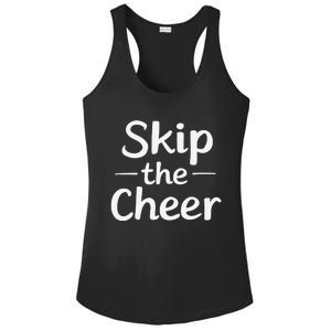 Skip The Cheer Funny Anti Christmas Grumpy Christmas Ladies PosiCharge Competitor Racerback Tank