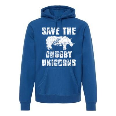 Save The Chubby Unicorn Gift Premium Hoodie