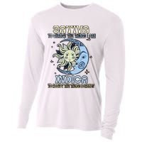 Sativa To Change The Things I Can Indica Cannabis Weed Sun Moon 420 Day Cooling Performance Long Sleeve Crew