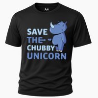 Save The Chubby Unicorn Gift Cooling Performance Crew T-Shirt