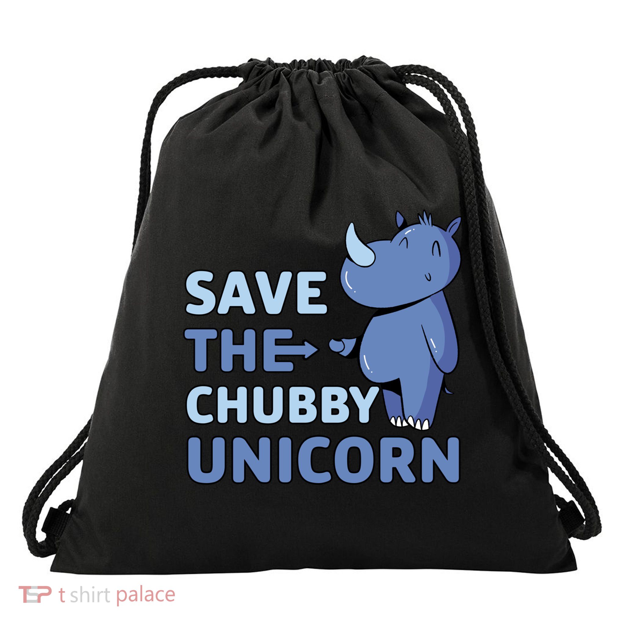 Save The Chubby Unicorn Gift Drawstring Bag