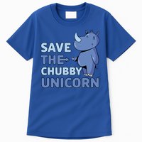 Save The Chubby Unicorn Gift Tall T-Shirt
