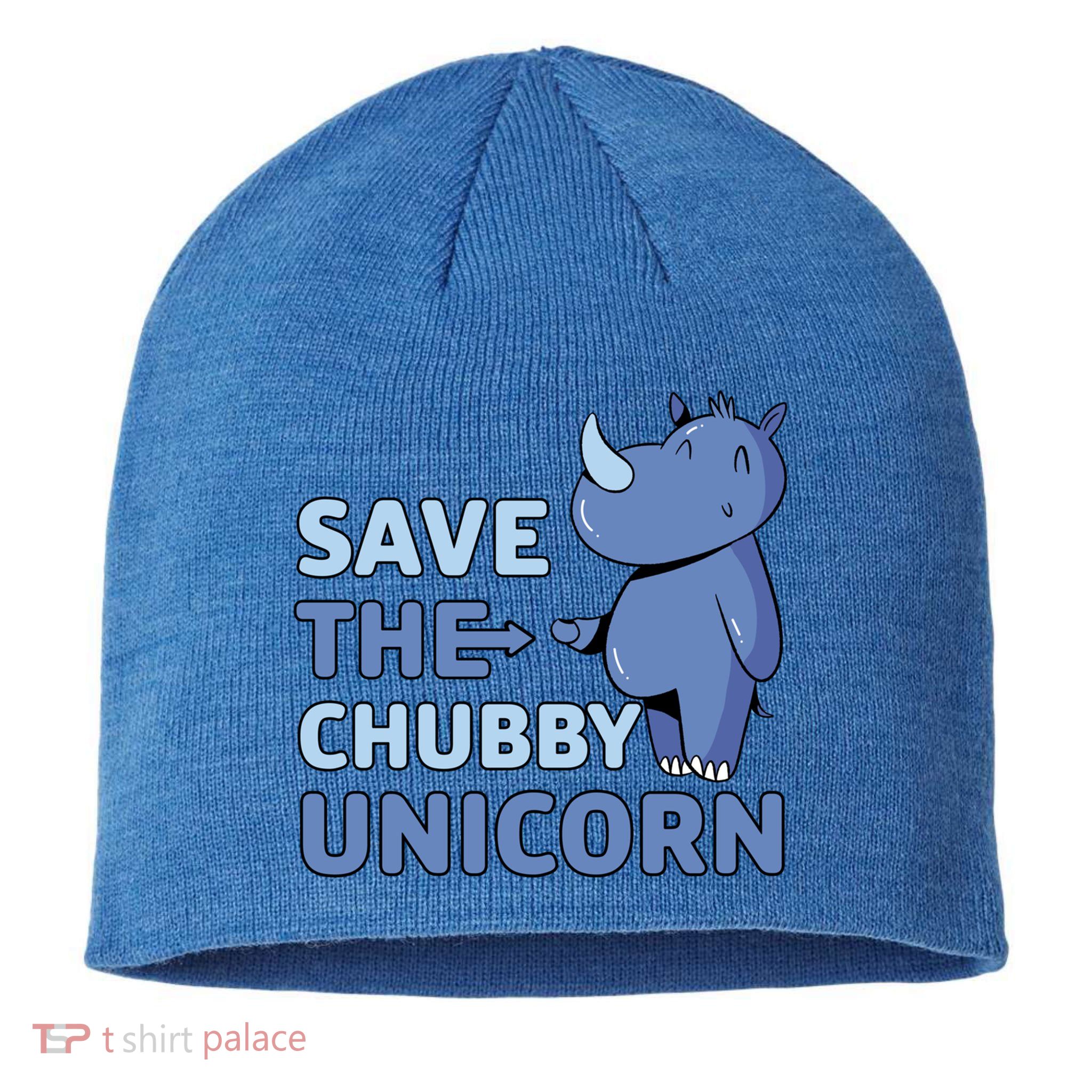 Save The Chubby Unicorn Gift Sustainable Beanie