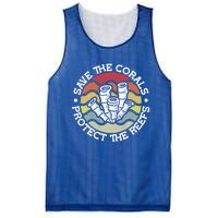 Save The Corals Protect The Reef Coral Reef Gift Mesh Reversible Basketball Jersey Tank