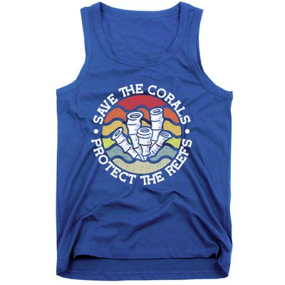 Save The Corals Protect The Reef Coral Reef Gift Tank Top