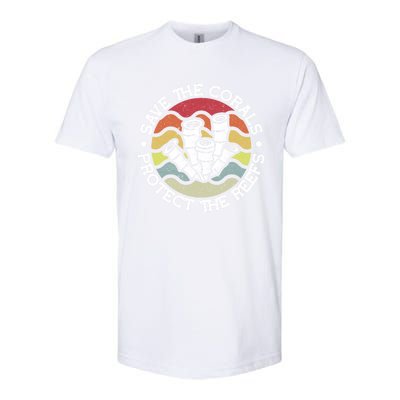 Save The Corals Protect The Reef Coral Reef Gift Softstyle CVC T-Shirt