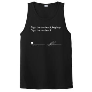 Sign The Contract Big Boy Sign The Contract Signature PosiCharge Competitor Tank