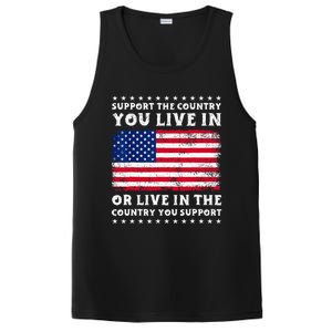 Support The Country You Live In The Country You Support PosiCharge Competitor Tank