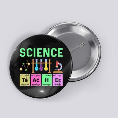 Science Teacher Chemist Physicist Vintage Button