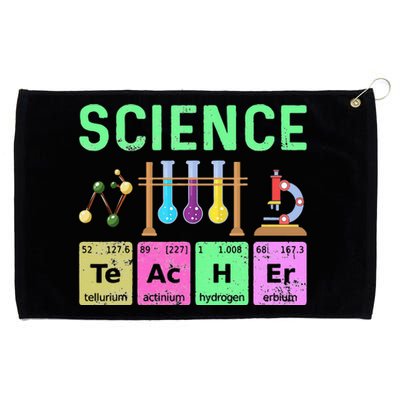 Science Teacher Chemist Physicist Vintage Grommeted Golf Towel