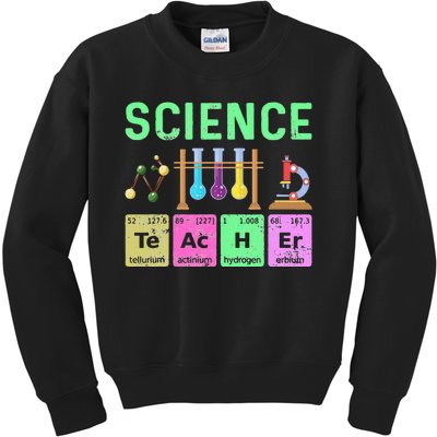 Science Teacher Chemist Physicist Vintage Kids Sweatshirt