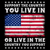 Support The Country You Live In The Country You Support Impact Tech Backpack