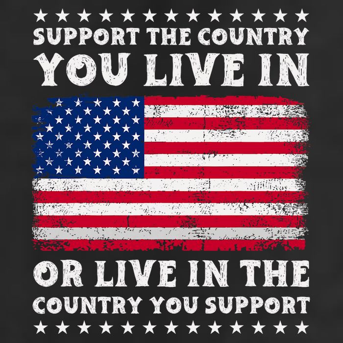 Support The Country You Live In The Country You Support Golf Towel