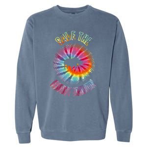 Save The Chubby Unicorns Gift Garment-Dyed Sweatshirt