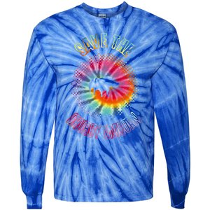 Save The Chubby Unicorns Gift Tie-Dye Long Sleeve Shirt