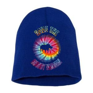 Save The Chubby Unicorns Gift Short Acrylic Beanie