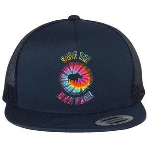 Save The Chubby Unicorns Gift Flat Bill Trucker Hat