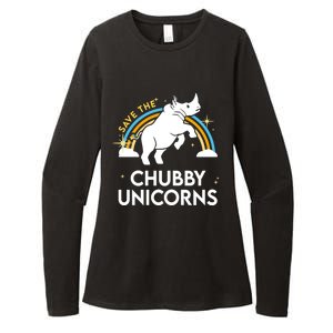 Save The Chubby Unicorns Gift Womens CVC Long Sleeve Shirt