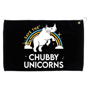 Save The Chubby Unicorns Gift Grommeted Golf Towel