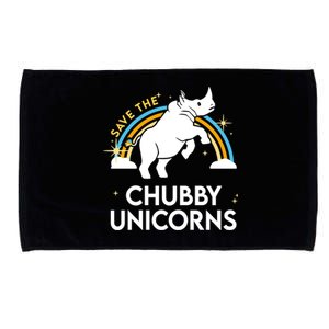 Save The Chubby Unicorns Gift Microfiber Hand Towel