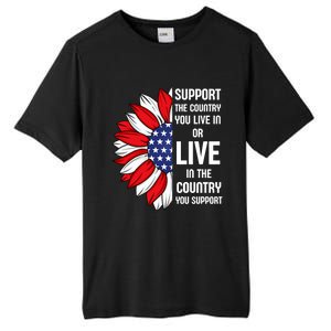 Support The Country You Live In Or Live In Where You Support Tall Fusion ChromaSoft Performance T-Shirt