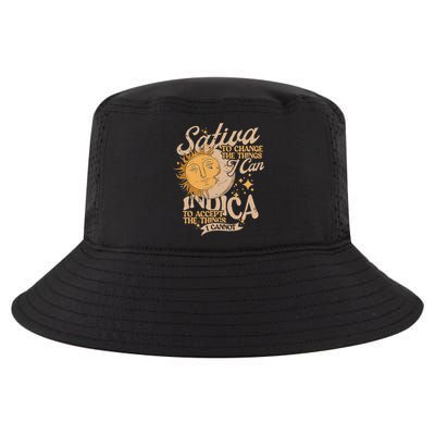 Sativa To Change The Things I Can Indica Positivity Cool Comfort Performance Bucket Hat