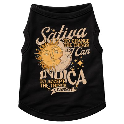 Sativa To Change The Things I Can Indica Positivity Doggie Tank