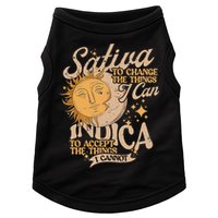 Sativa To Change The Things I Can Indica Positivity Doggie Tank