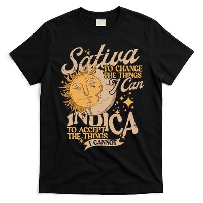 Sativa To Change The Things I Can Indica Positivity T-Shirt