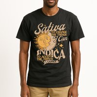 Sativa To Change The Things I Can Indica Positivity Tall T-Shirt