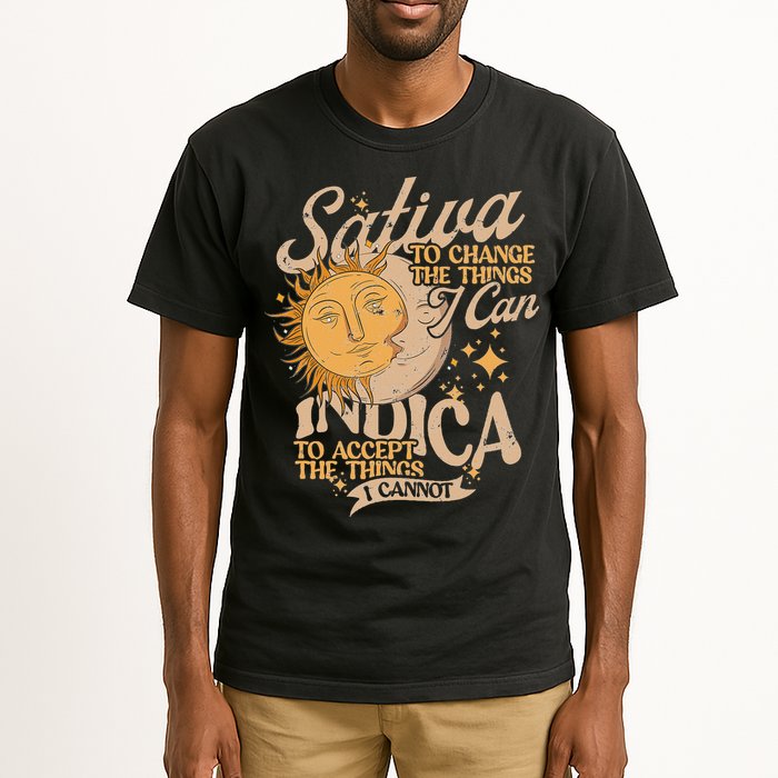 Sativa To Change The Things I Can Indica Positivity Tall T-Shirt