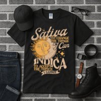 Sativa To Change The Things I Can Indica Positivity Tall T-Shirt