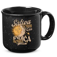 Sativa To Change The Things I Can Indica Positivity 15oz Campfire Ceramic Mug