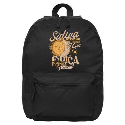 Sativa To Change The Things I Can Indica Positivity 16 in Basic Backpack