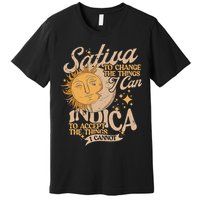 Sativa To Change The Things I Can Indica Positivity Premium T-Shirt