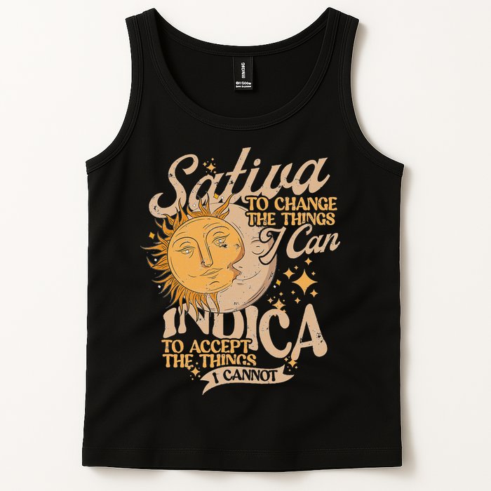 Sativa To Change The Things I Can Indica Positivity Tank Top
