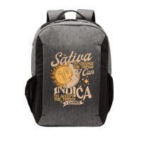 Sativa To Change The Things I Can Indica Positivity Vector Backpack