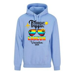 Straight Trippin Cancun Vacation 2024 Unisex Surf Hoodie